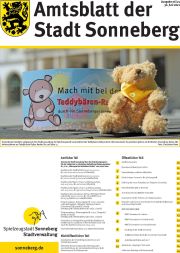 Link: Amtsblatt der Stadt Sonneberg, Ausgabe Juni 2021 herunterladen.