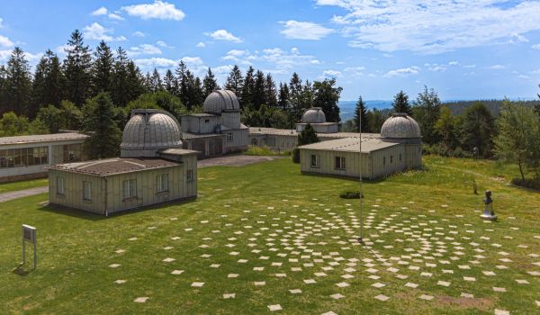 Das Sternwarten Gelände von oben.