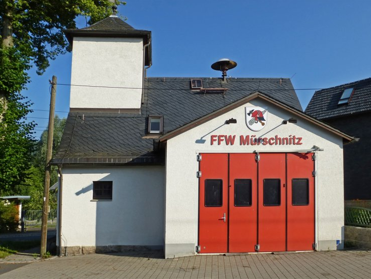Feuerwehrgebäude in Mürschnitz.