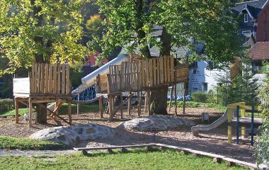 Ein Spielplatz in Sonneberg.