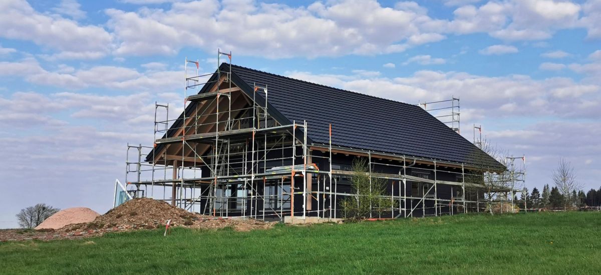 Neu gebautes Haus im Baugebiet Neufang.