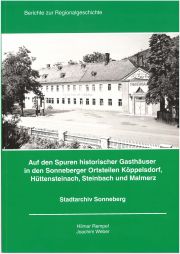 Publikation zu historischen Gaststätten in Köppelsdorf.