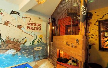 Eine Piratenspielecke im Nautiland in Sonneberg.